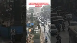 #Slow #moving #traffic #sclr  #construction #work #Metro #line2B #kurlawest #mumbai #mumbaimetro