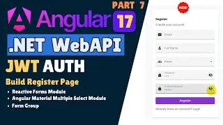 Register Page with Role-Based  in Angular  and ASP .NET  Core (Part 7)