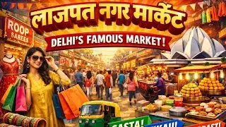 Lajpat Nagar Market Delhi 🛍️ | Sasta, Tikau & Zabardast Shopping 🔥