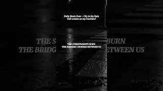 City in the Rain 🌧️ | Reflective Indie Ballad
