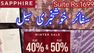 Sapphire Winter Sale Flat 40%& 50% Off|| Sapphire Big Sale Today 1 January 2026