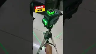 Waterpass laser 4D untuk konstruksi 