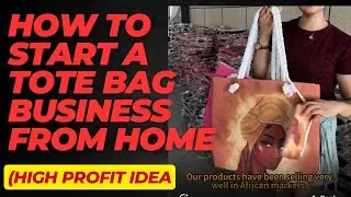 &ldquo;How to Start a Tote Bag Business from Home | Low Investment, High Profit Idea!&rdquo; #howto 