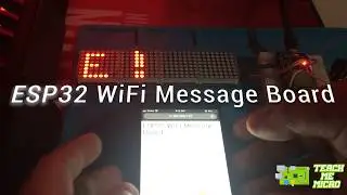 ESP32 WiFi Message Board