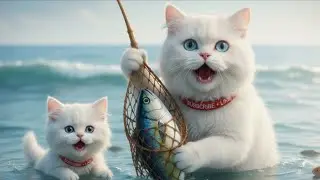 Persian Cats Adventure &ndash; Snow Walk, Fish Hunting & Swimming Pool Fun | Persian Life