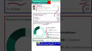 ResearchGate🥀 🤍 Как создать профиль ResearchGate? Что такое оценка ResearchGate?