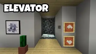 REALISTIC ELEVATOR Tutorial in Minecraft Bedrock Edition!!