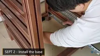 How to install VADANIA heavy duty drawer slides with lock?