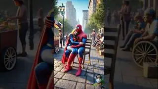 Broken heart 🤣 || spiderman vs superhero || #spiderman #shorts #viralvideo #brawlstars