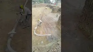 Rmc pumping pasing Concrete part 2#cement#construction #short #shortfeed