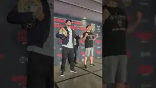 Usman Nurmagomedov stares down Brent Primus at Bellator 300 in San Diego