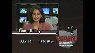 7/19/1995 WAKC North Ohio News Station Promo and News Brief
