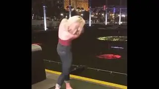 Golf Swing: Paige Spiranac Fun, Frisky Pre Shot Routine