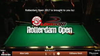 Alex Lely (NL) v Gilliano Smit (NL) | Rotterdam Open 2017 | Last 16