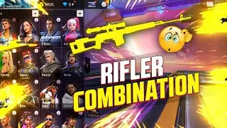 RIFLER ☠️ CHARACTER COMBINATION IN FREE FIRE | RIFLER CHARACTER COMBINATION | RIFLES TIPS AND TRICKS