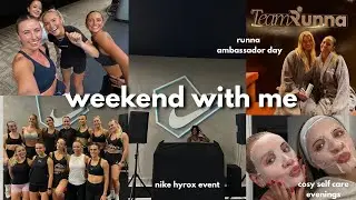 WEEKEND WITH ME - dance class, influencer events, self care cosy evenings