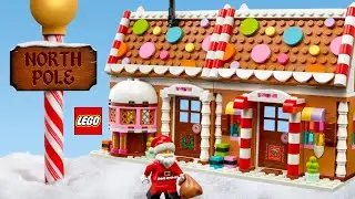 Праздничный пряничный домик LEGO | Скоростная сборка LEGO #afol #lego #christmas