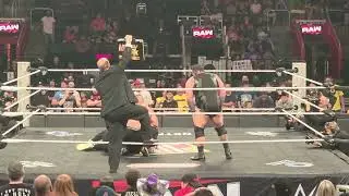 Roman Reigns entrance / crowd reaction (2025, 07-28 WWE RAW in Detroit, MI)