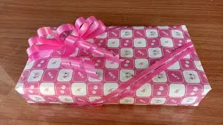 วิธีห่อของขวัญแบบง่ายๆ มือใหม่หัดทำ ep4 Easy way to wrap gifts
