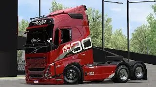 ATUALIZAÇÃO - VOLVO FH 2024  + DLC 2025 - NOVA PINTURA -BARRA LIMPA- NOVO RONCO DIRETO ETS2 V1.55