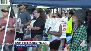 Peaceful protest held in front of Duval jail, demands accountability from JSO about inmate death