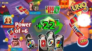 Uno Mobile Game || Go Wild x1000 Wild +6 with Discard All card