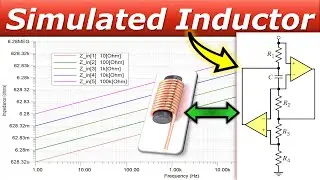 Simulated Inductor Design ⭐ Using Op-Amps 💡 Calculations & TINA-TI Simulations #electriccircuits