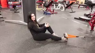 Lying Cable Hip Flexor Raises