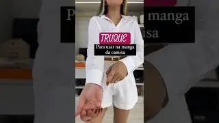 Como dobrar as mangas da sua camisa de jeito  Elegante💕 #moda #bemvestida #dicas #modafeminina