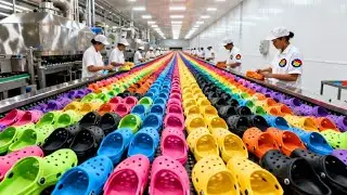 Inside the Crocs Factory: How Millions of Colorful Shoe Pairs Are Made at Massive Scale