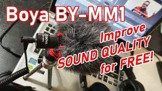 BOYA BY-MM1: HOW TO IMPROVE your HOME AUDIO RECORDING QUALITY on Windows 10 laptop. BEST BUDGET mic!