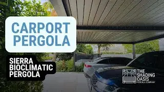 Sierra Bioclimatic Pergola for Car Ports from The Shading Oasis Dubai, UAE