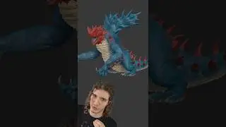 &iquest;&iexcl;C&Oacute;MO SER&Iacute;A UN DRUDDIGON REALISTA!? #impresion3d #pokemon #dinosaurios #blender