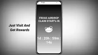 Frogs AirDrop CLAIM Start | Frogs Airdrop Withdrawal | Frogs Telegram Bot Airdrop Claim | Frogs Coin