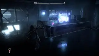 Aloy listening to audio of Ted Faro 3