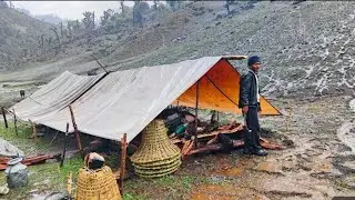 This Is Himalyan Nepali Mountain Village Life haveavy Rainy Day |Naturelly Village Dacumentary Video