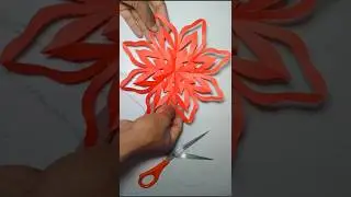 A Paper Rangoli Cutting _ Simple Paper Cutting design #papercutting #rangolidesign #rangoli #diy