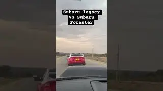 Subaru legacy like a spear full speed
