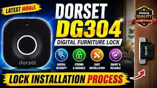 Dorset digital furniture lock installation || Drawer fingerprint smart lock installation ||