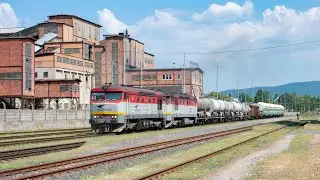 ZSSKC 751 035+075 vertrekken met Pn 68321 uit Handlov&aacute;