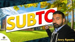 How To Take Over Houses Subject To Existing Mortgage (Contract Included)