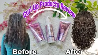 🤯💁Indian Brand for Curly Hair - Curl Up Review and Tutorial Hindi | Budget friendly products |✨💥