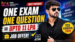 TCS CodeVita 2026 | ONE EXAM ONE QUESTION = UPTO 11 LPA JOB | 2027 Passout Complete Details