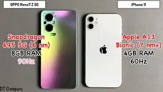 OPPO Reno7 Z 5G vs iPhone 11 Speed Test