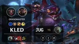 Kled Jungle vs Rengar - EUW Grandmaster Patch 10.6