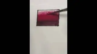 Fun Drawing Simple GOUACHE BLENDING #illustration #gouache #blending #fun #viralshort