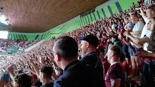 Forever blowing bubbles at the Eden Arena