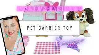 @KetosisMom Reviews Minnie Mouse pet carrier toy