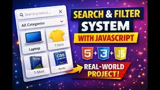 Search & Filter System  Real World JavaScript Project