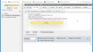 SQL Statement in phpMyAdmin